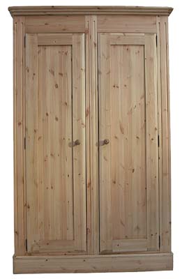 pine WARDROBE ALL HANGING OLD MILL