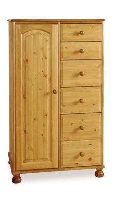 pine WARDROBE CHILDS WITH DRAWERS CLASSIC