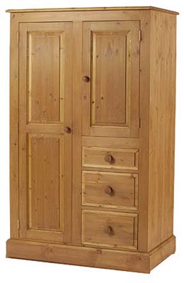 pine Wardrobe Combination Childs Romney