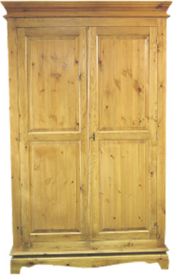 pine WARDROBE DOUBLE FULL LENGTH ROMNEY