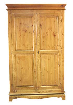 pine WARDROBE ROMNEY DOUBLE ALL HANGING