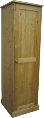 pine WARDROBE SINGLE ALL HANGING SHAKER
