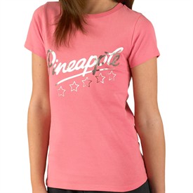 Pineapple Girls Retro Star T-Shirt Pink