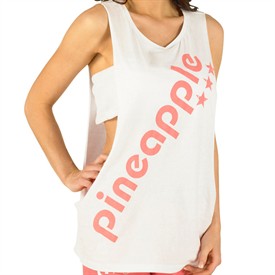 Pineapple Womens Star Slit T-Shirt White
