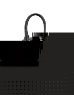 Pineider 1774 Black Micro Bowling Leather Bag