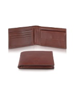 Pineider Power Elegance - Brown Leather Bifold Wallet