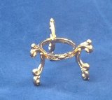 Cabriole Stand for Pinflair Eggs, Gold