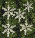 Pinflair Sequin art, Pinflair, 5 Crystal Snowflakes