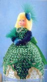Pinflair Sequin art, Pinflair, Edwardian doll, Jewels, Emerald