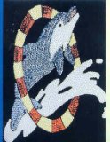 Sequin art, Pinflair, pictures in sequins - Dolphin