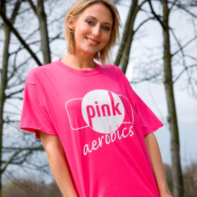  Aerobics Tshirt 2010 modelled by Ali Bastian