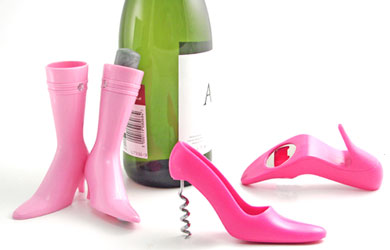 Pink Chic Boot and Stiletto Cocktail Set