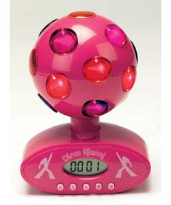 pink Disco Ball Alarm Clock