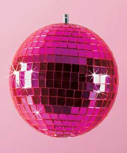 pink Disco Mirror Ball