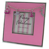 pink Enamelled Charm Photo Frame