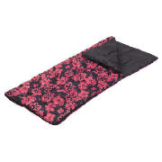Pink Floral sleeping bag