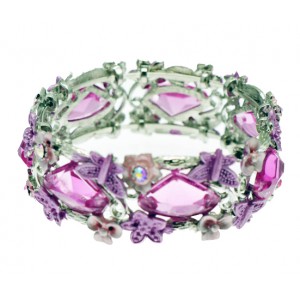 Gem & Butterfly Bracelet