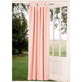 Pink Gingham Blackout Tab Top Curtains (Pair of curtains)