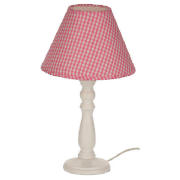 Gingham lamp