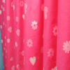 PINK Hearts and Flowers Curtains - 54s