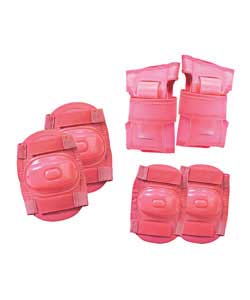 Pink Knee, Elbow and Wrist Pads