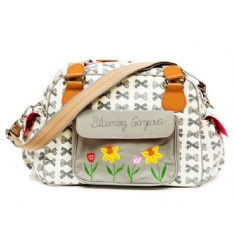 Blooming Gorgeous Tote Bag - Gray Bows