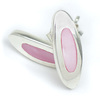 pink Mother Of Pearl Silver Stud Earring