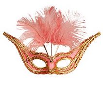 PINK POINTED WITH 3 FEATHERS