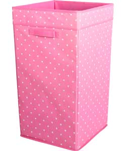 Polka Dot Laundry Bin