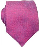 Pink Silk Wave Necktie by Timothy Everest