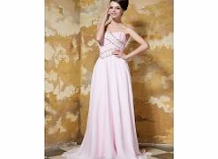 PINK Sweetheart Elegant Holiday Dresses (Chiffon