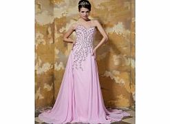 PINK Sweetheart Noble Evening Dresses (Chiffon