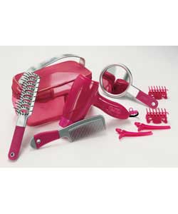 pink Travel Hair Dryer Set
