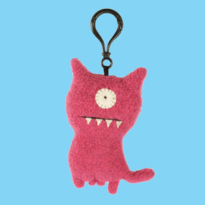 Pink Uglydog Keychain