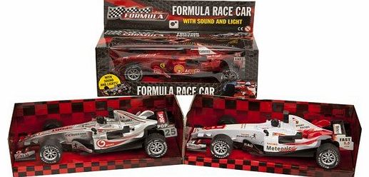 Friction Formula 1 Racing Car With Light & Sound 25cm - One Supplied