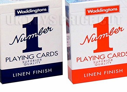 PinkWebShop Waddington No.1 Playing Cards 12 packs / Display (NO1)