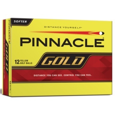 Pinnacle Gold Golf Balls Yellow