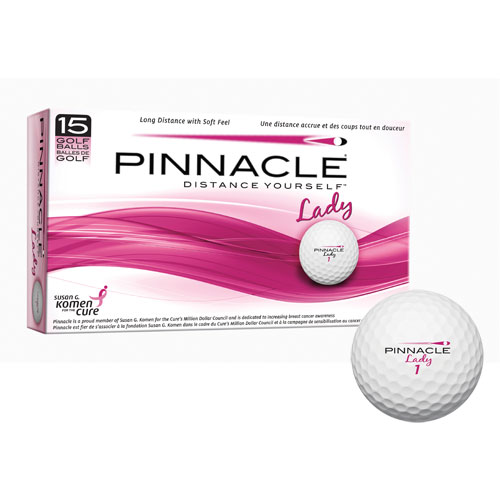 Pinnacle Gold White Golf Balls Ladies - 15 Balls