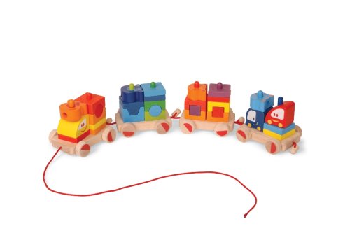 Pintoy Wooden Construction Train