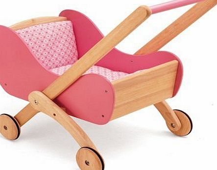 Wooden Dolls Buggy