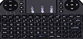 PINWHEEL 2.4GHz Wireless Mini Handheld Keyboard With Touchpad Mouse Remote Control for Android TV Box, PCs, Tablets, Smart TVs(2D/3D), Xbox 360/PS3