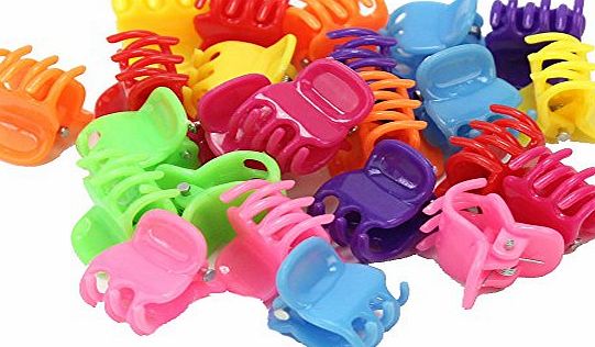 Pinzhi 24 Pcs New Plastic Mini Claw Clamp Clip Styling Hair Accessory For Women Girls