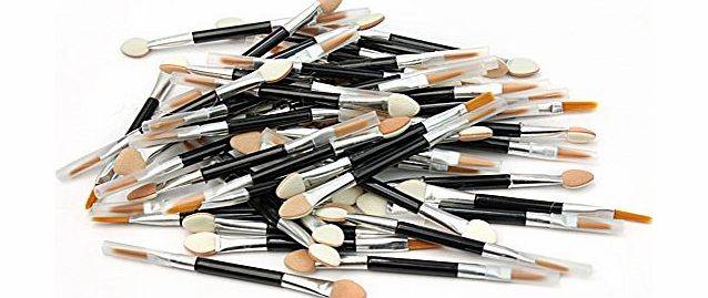Pinzhi New 50pcs Disposable Cosmetics Eye Shadow Applicator Lip Brushes Beauty Kit
