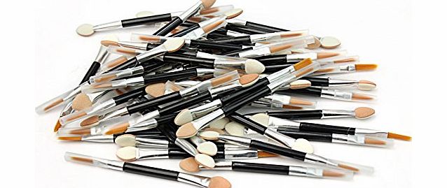 Pinzhi New 50pcs Disposable Cosmetics Eye Shadow Applicator Lip Brushes Beauty Kit