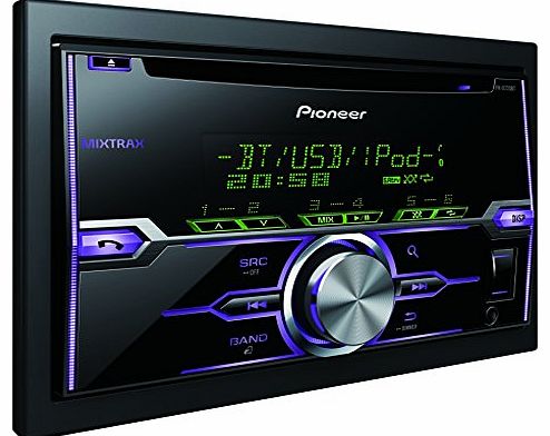 Pioneer FH-X720BT Double Din Car Stereo for MIXTRAX EZ/iPod/iPhone and Android Media Access