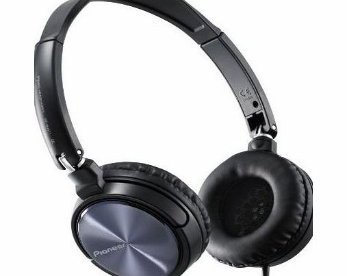 Pioneer SE-MJ521-K Fully Enclosed Dynamic Headphones with Swivel Mechanism - Black