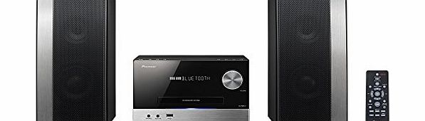 Pioneer X-PM12 Power Micro System with FM Tuner/CD/USB and Bluetooth - Black