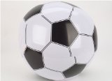 Inflatable Football Design Beach Ball 24` - Black and White (009128)