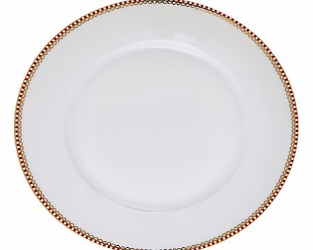 Floral Whites Side Plate