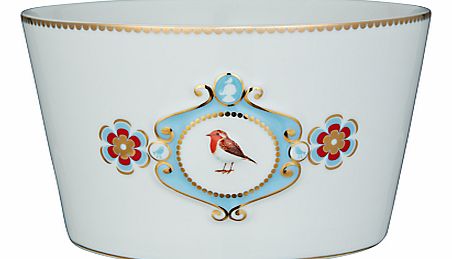 Love Birds Bowl, Dia.12cm, White